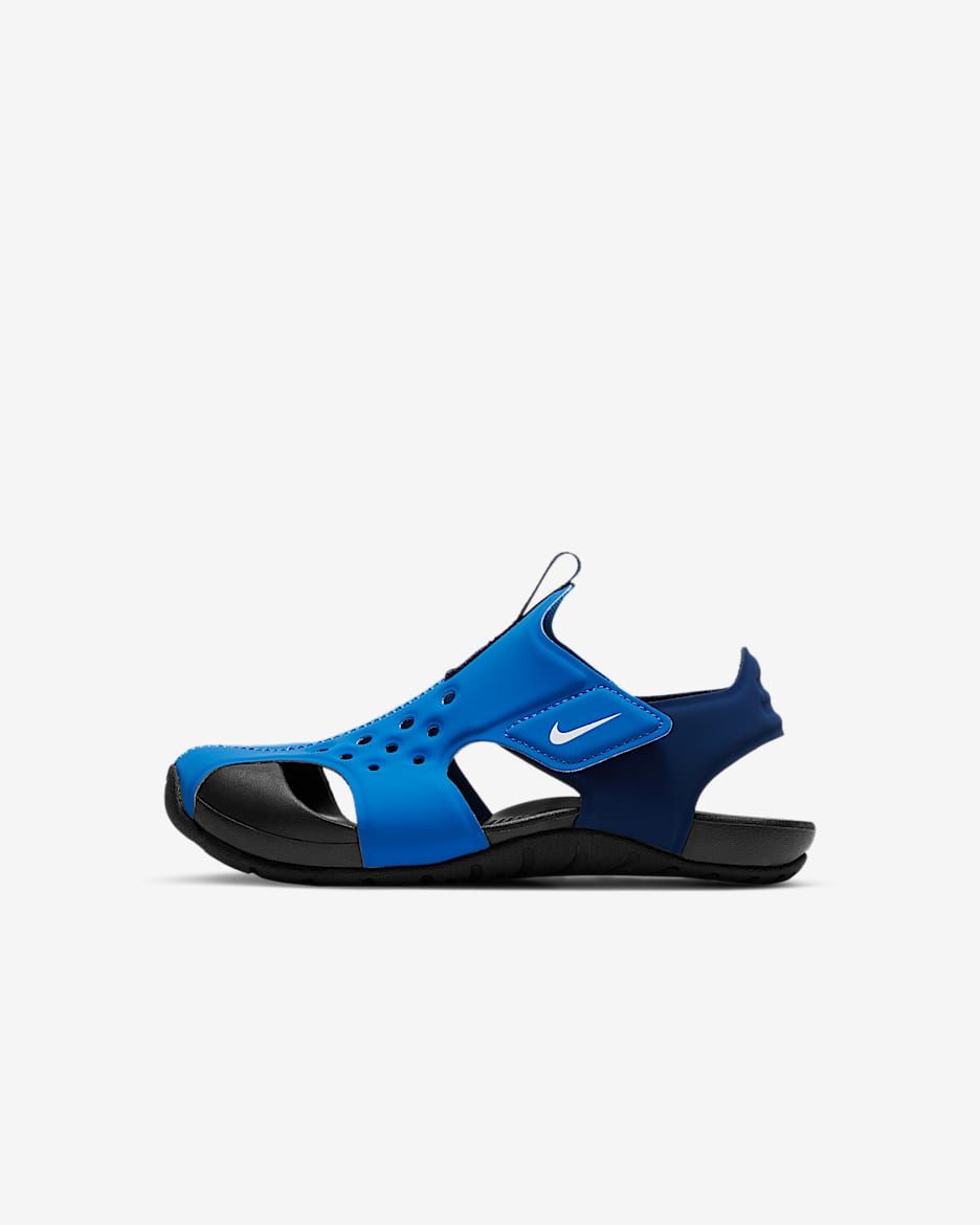 Nike closed toe sandals discount